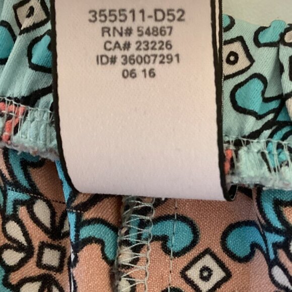 Victoria's Secret Satin Lounge Sleep Shorts Sz M BOHO Mixed Pattern 168R - Picture 9 of 9